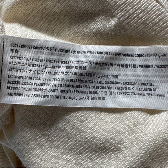 Abercrombie & Fitch Women's Pointelle Elevated Knit Mini Dress, Off White, XS - Picture 11 of 14